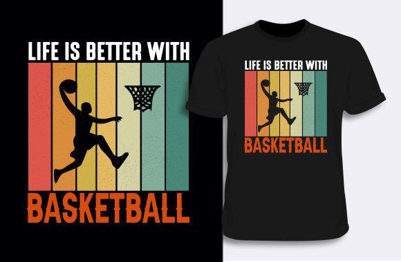 Basketball T-shirt Design 9