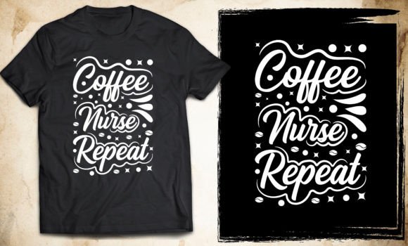 Coffee Typography T Shirt Design Vector