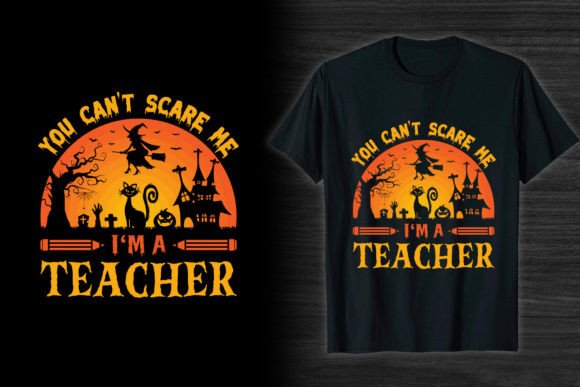 Halloween T-shirt Design I m a Teacher Review