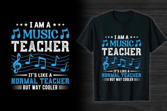 Music Teacher Embroidery Design