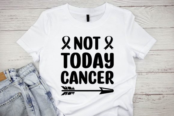 Not Today Cancer: A Typography Embroidery Design for Real Projects