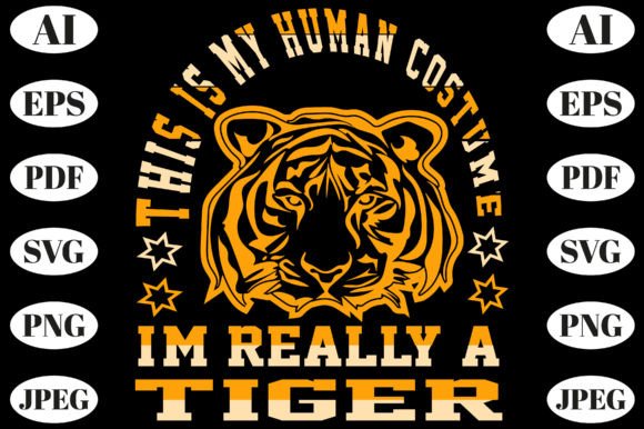 Tiger T-Shirt Design Vector