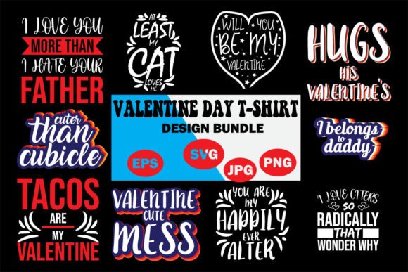 Valentine Day T-shirt Design Bundle Review for Real Projects